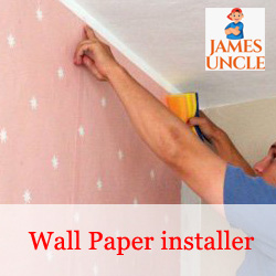 Wall Paper installer Mr. Tapan Das in Kalyani